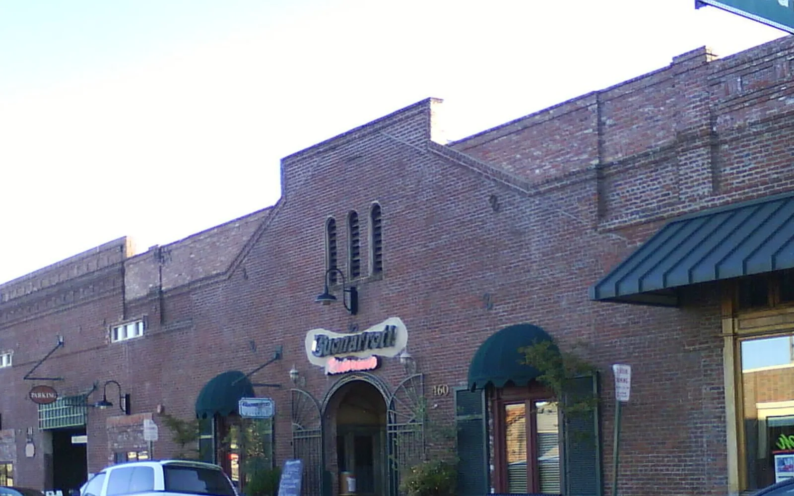 Historic storefronts in downtown Lincoln, California